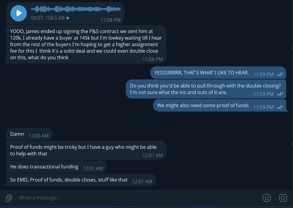 Customer testimonial