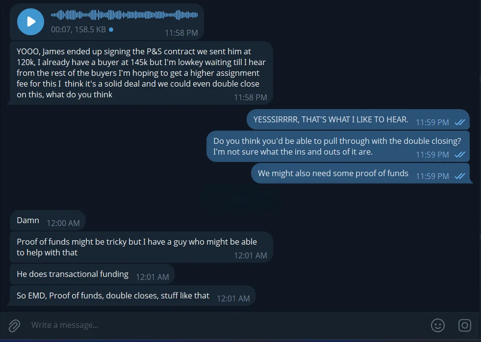 Customer testimonial